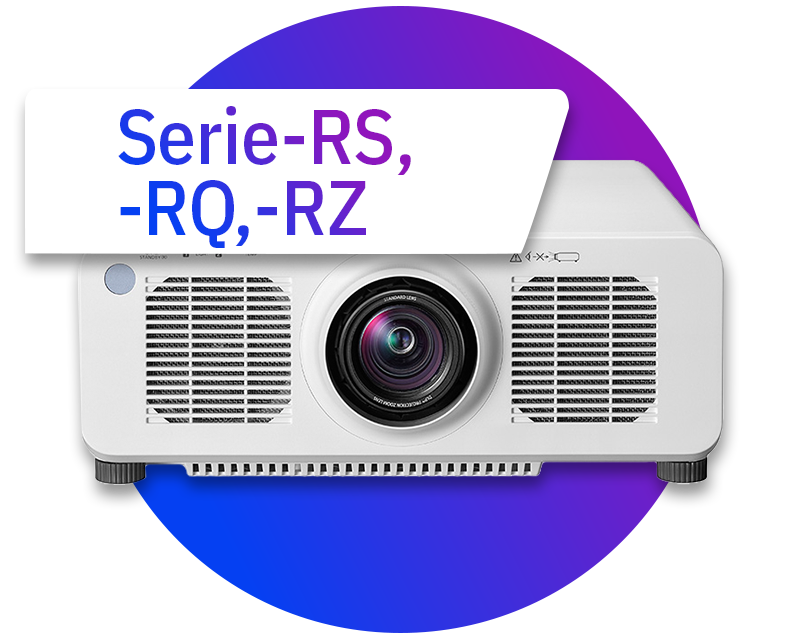 Panasonic vidéoprojecteurs à 3 puces (série RS, RQ,- RZ)